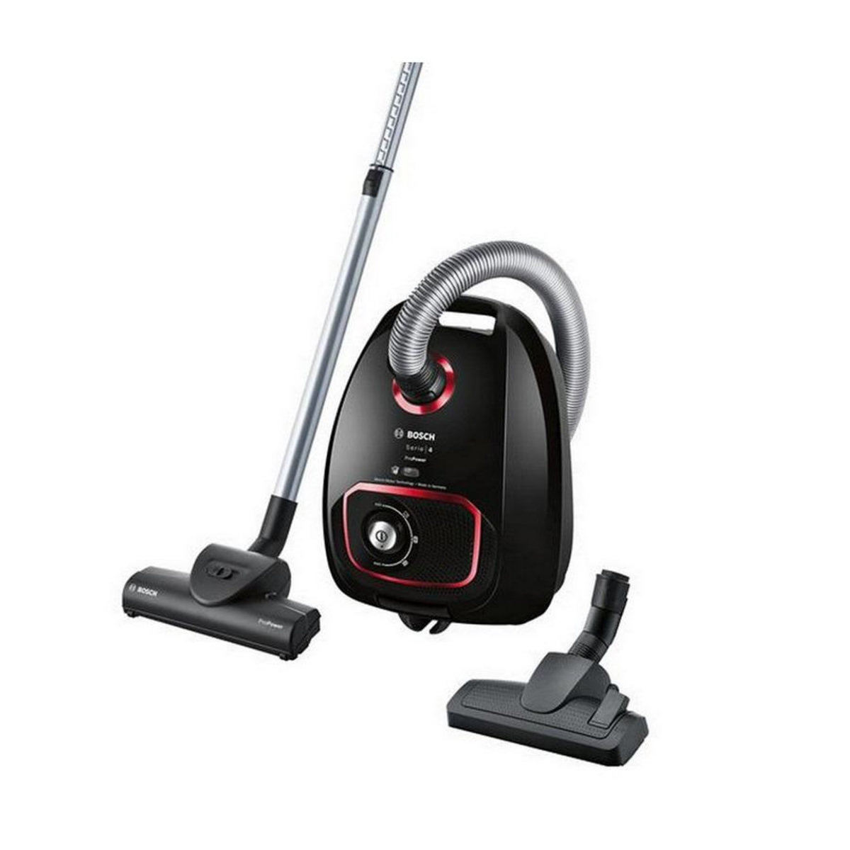 BOSCH Aspirateur traineau avec sac 76db noir - bgbs4pow1