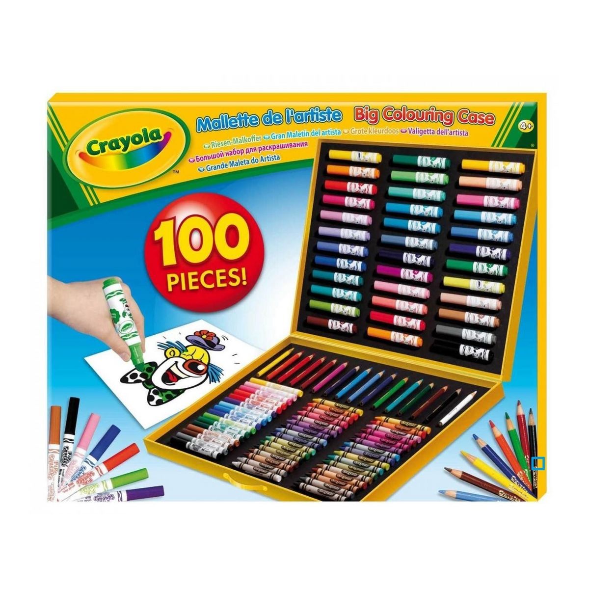 CRAYOLA Mallette de l'artiste - Dès 4 ans