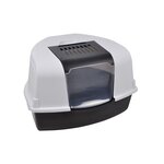 LOVE STORY Maison de toilette litière d'angle pour chat JASPER