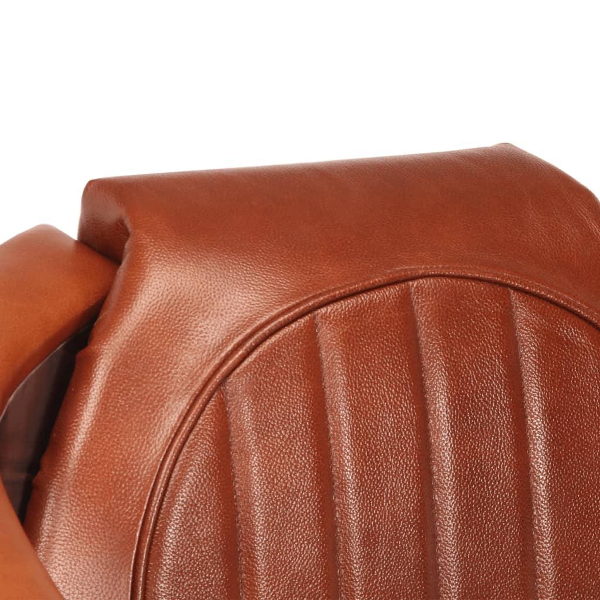 Voir la diapositive 5 : VIDAXL Fauteuil en style d'aviation marron cuir veritable