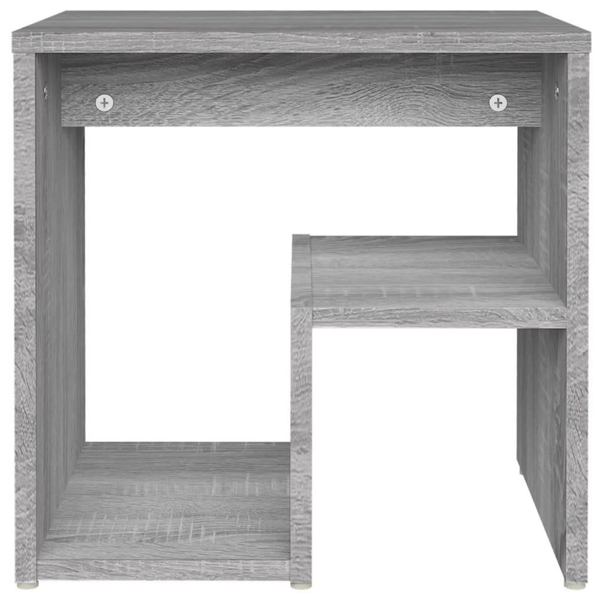 VIDAXL Tables de chevet 2 pcs Sonoma gris 40x30x40 cm Bois ingenierie
