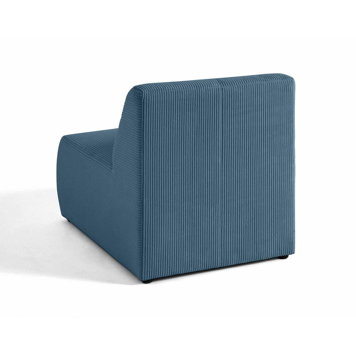 LISA DESIGN Onyx - fauteuil sans accoudoirs - en velours côtelé