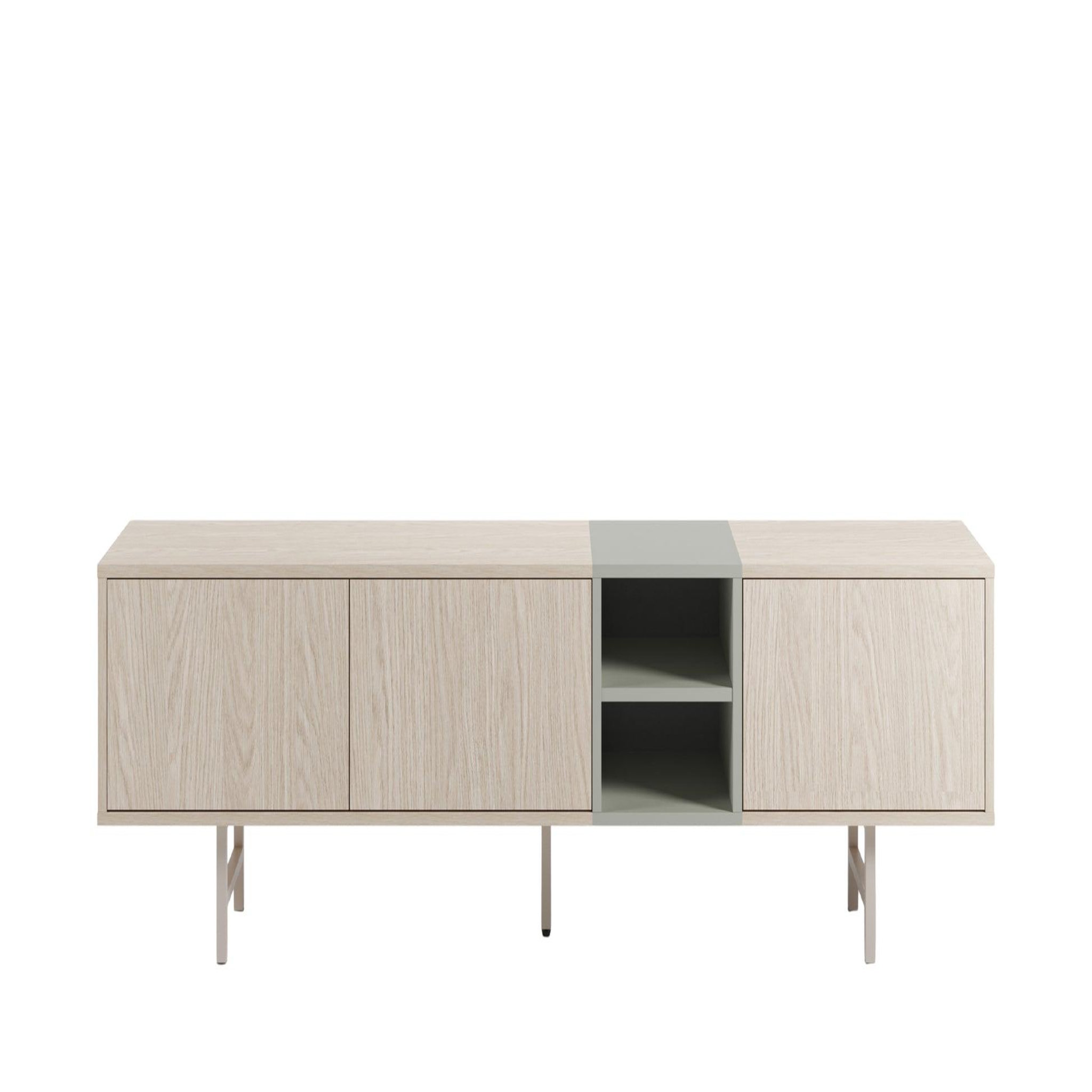CASANOVA PARIS Carlo - meuble tv 180cm en mélamine beige