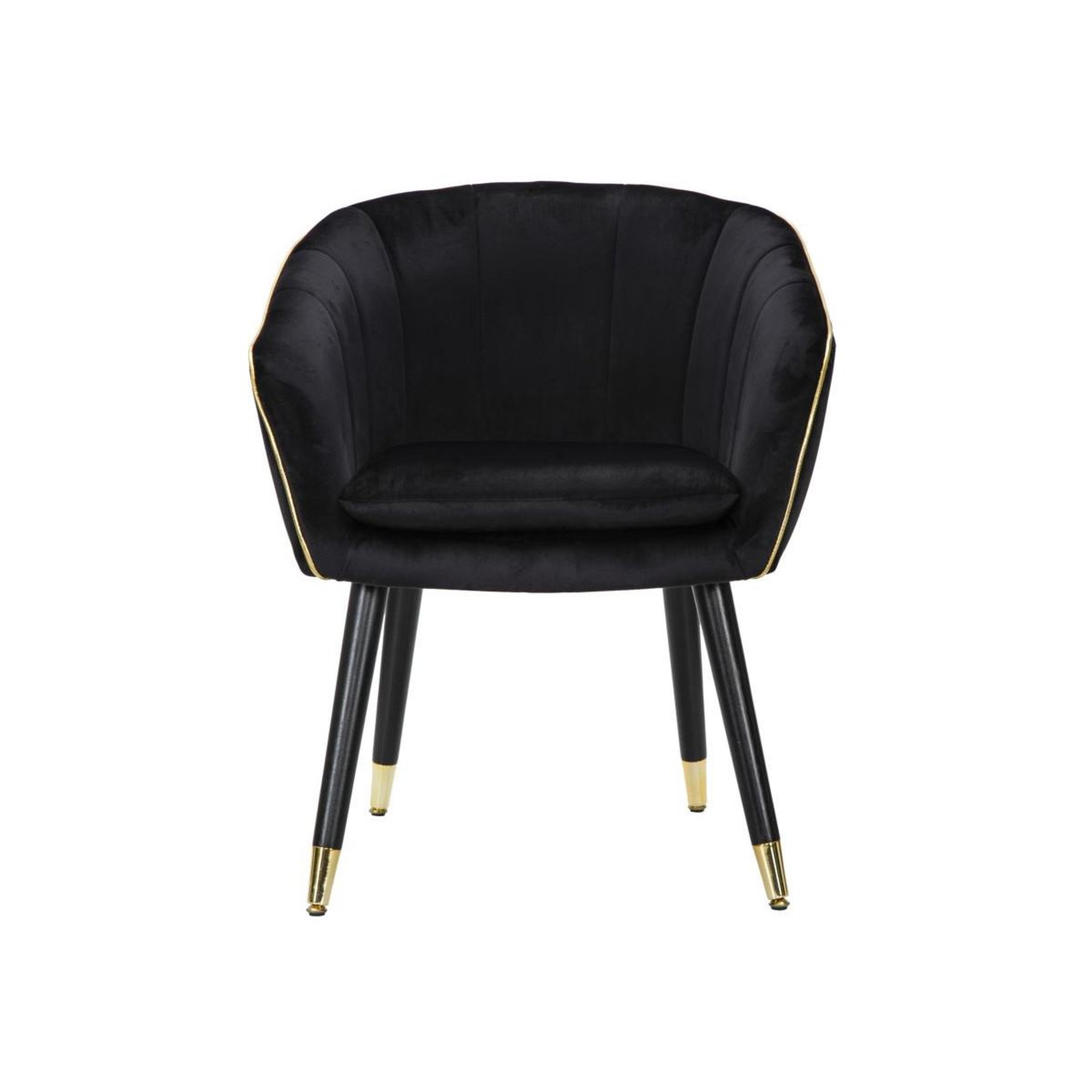 Voir la diapositive 2 : Paris Prix Fauteuil design en tissu  paris  78cm noir