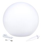 Lumisky Boule lumineuse solaire SOLSTY Blanc Polyéthylène ∅30cm