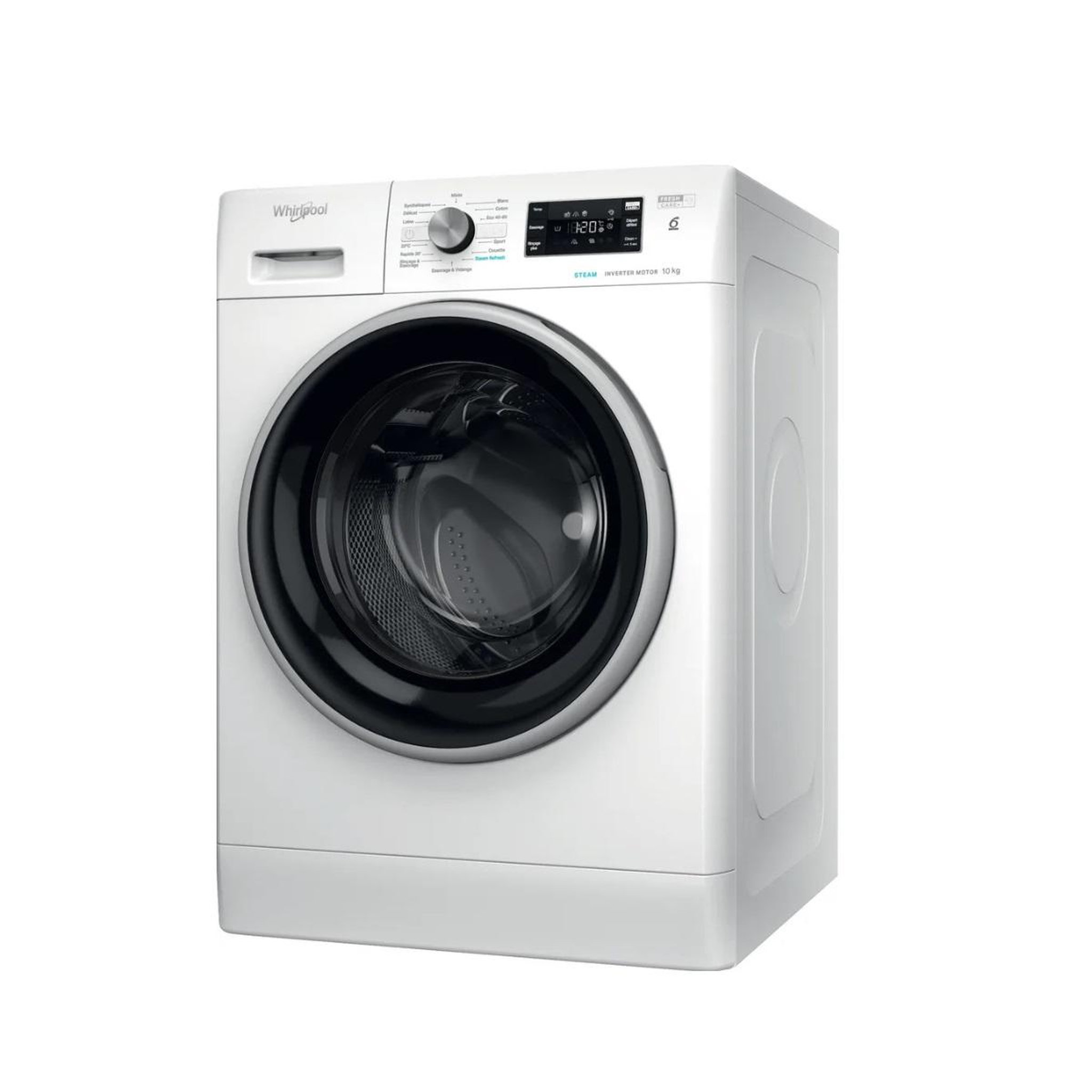 Whirlpool Lave-linge frontal 10kg 1400 trs/min - ffbr10489bsvfr