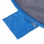 Voir la diapositive 6 : OUTSUNNY Abri de plage tente de plage pliable pop-up automatique instantané protection UV fenêtre arrière grand tapis de sol bleu ciel