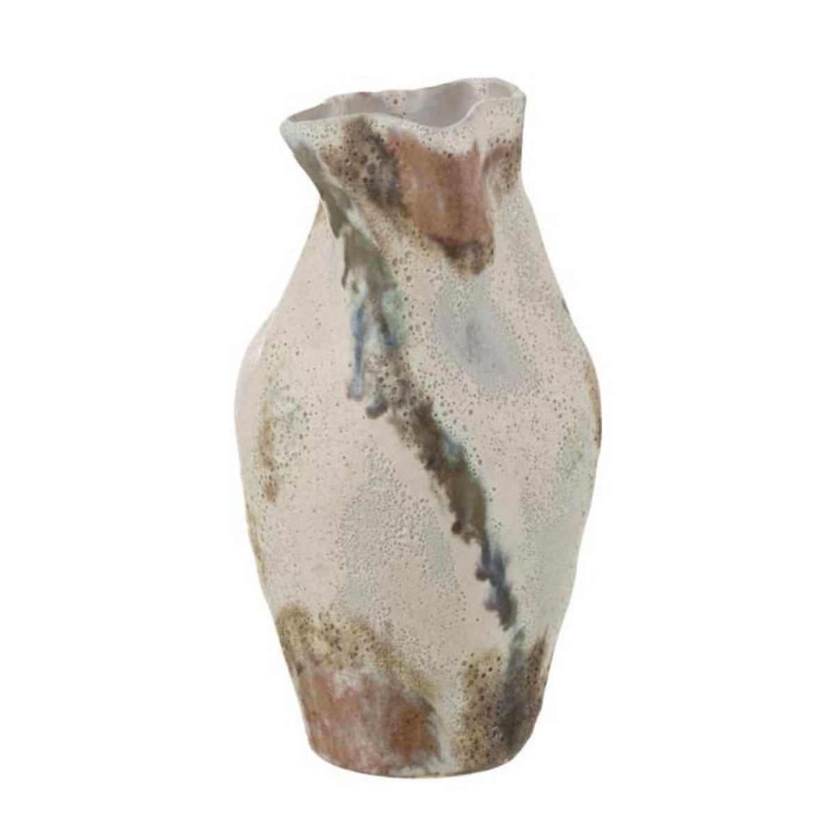 Paris Prix Vase Design en Argile  Lune  26cm Beige