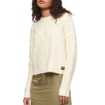 SUPERDRY Pull  Femme Superdry Chunky. Coloris disponibles : Blanc
