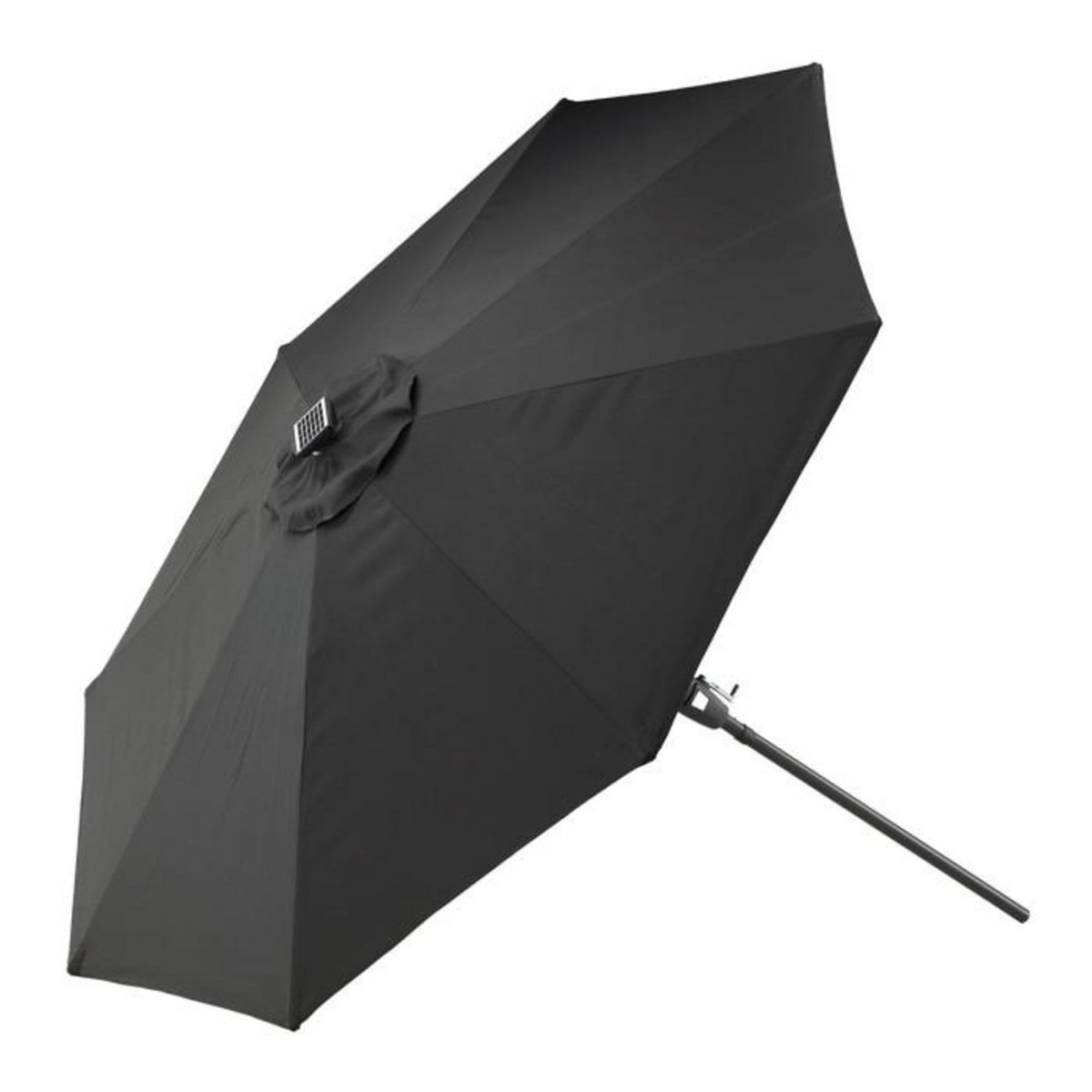 Paris Prix Parasol à LED  Sabal  270cm Noir