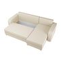 Voir la diapositive 2 : BEST MOBILIER Harvey - canapé d'angle réversible - 4 places - convertible avec coffre - en tissu
