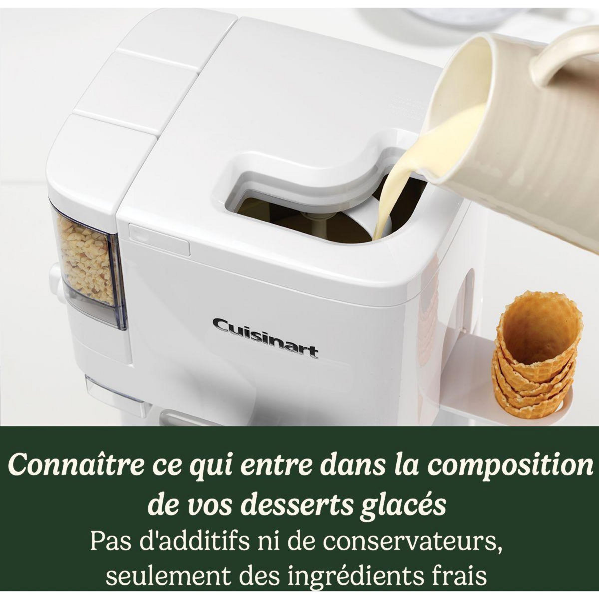 Cuisinart Sorbetière ICE48E glaces italiennes