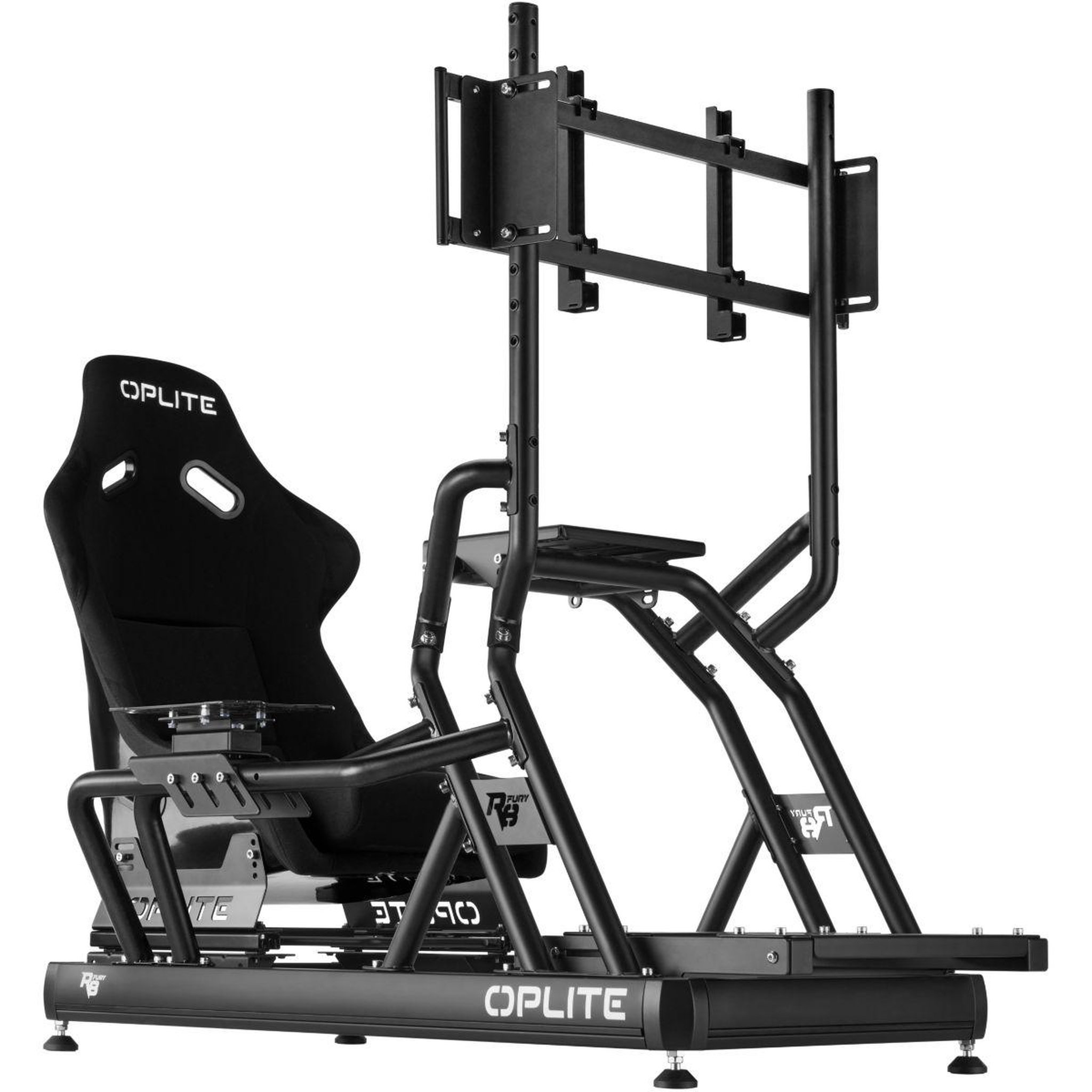 Voir la diapositive 4 : OPLITE Support R8 SINGLE MONITOR MOUNT Noir
