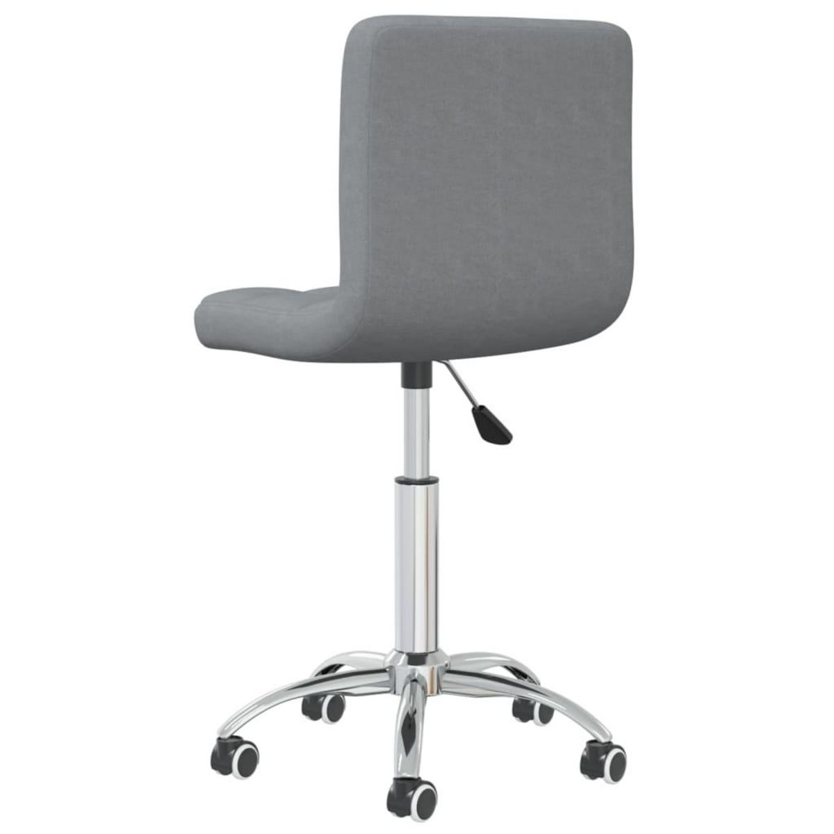 VIDAXL Chaise pivotante de bureau Gris clair Tissu