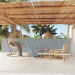 VIDAXL Auvent lateral retractable de patio 117x600 cm Gris