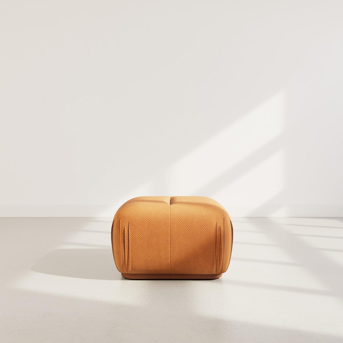 LISA DESIGN Penelope - pouf en velours texturé