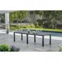 Voir la diapositive 3 : Keter Table de jardin - Rectangulaire - Coloris : gris graphite - En résine - Modulable 3 en 1 - JULIE DOUBLE - Allibert by KETER