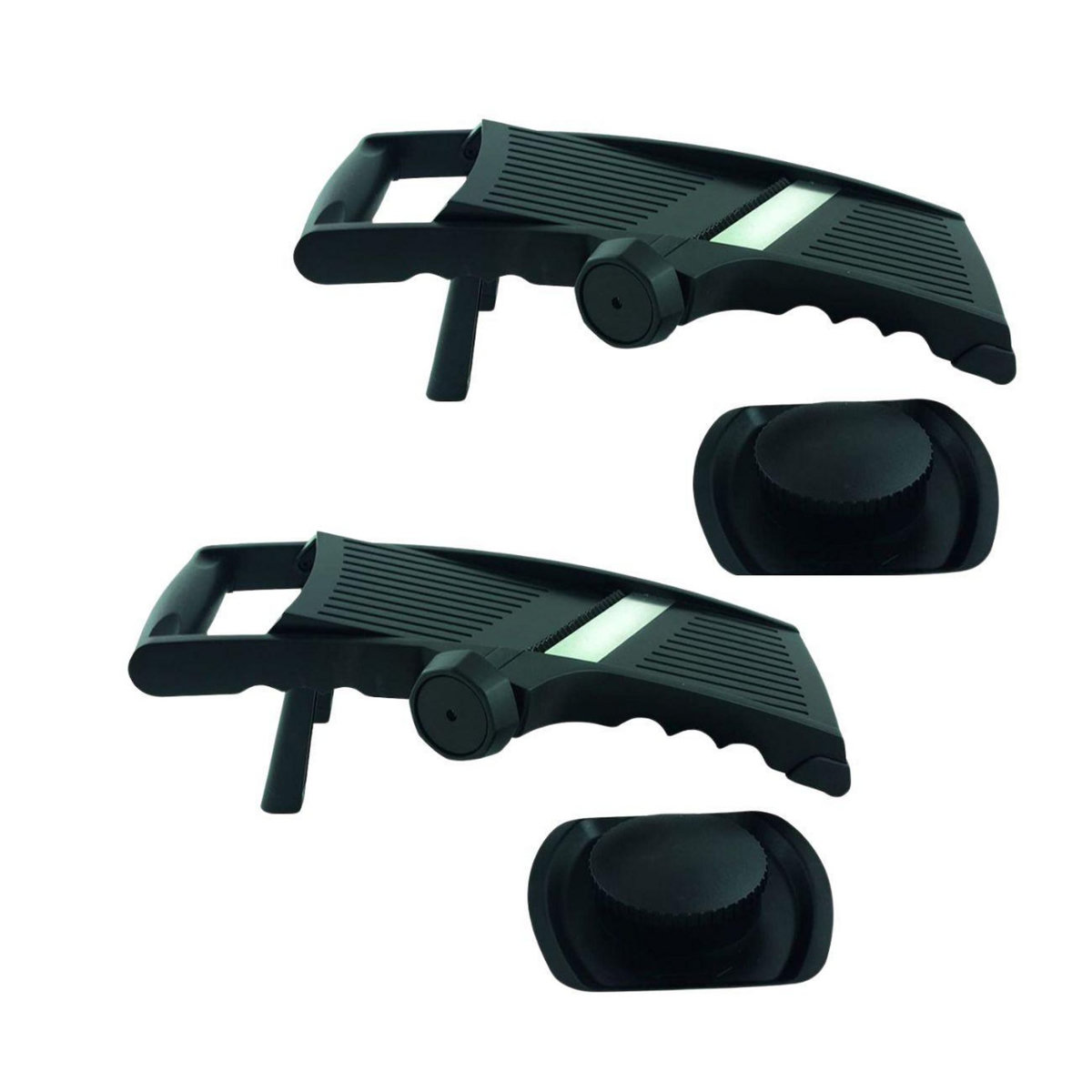 Fackelmann Ensemble de 2 Mandolines professionnelles pour trancher et râper Fackelmann Handmade Tradition