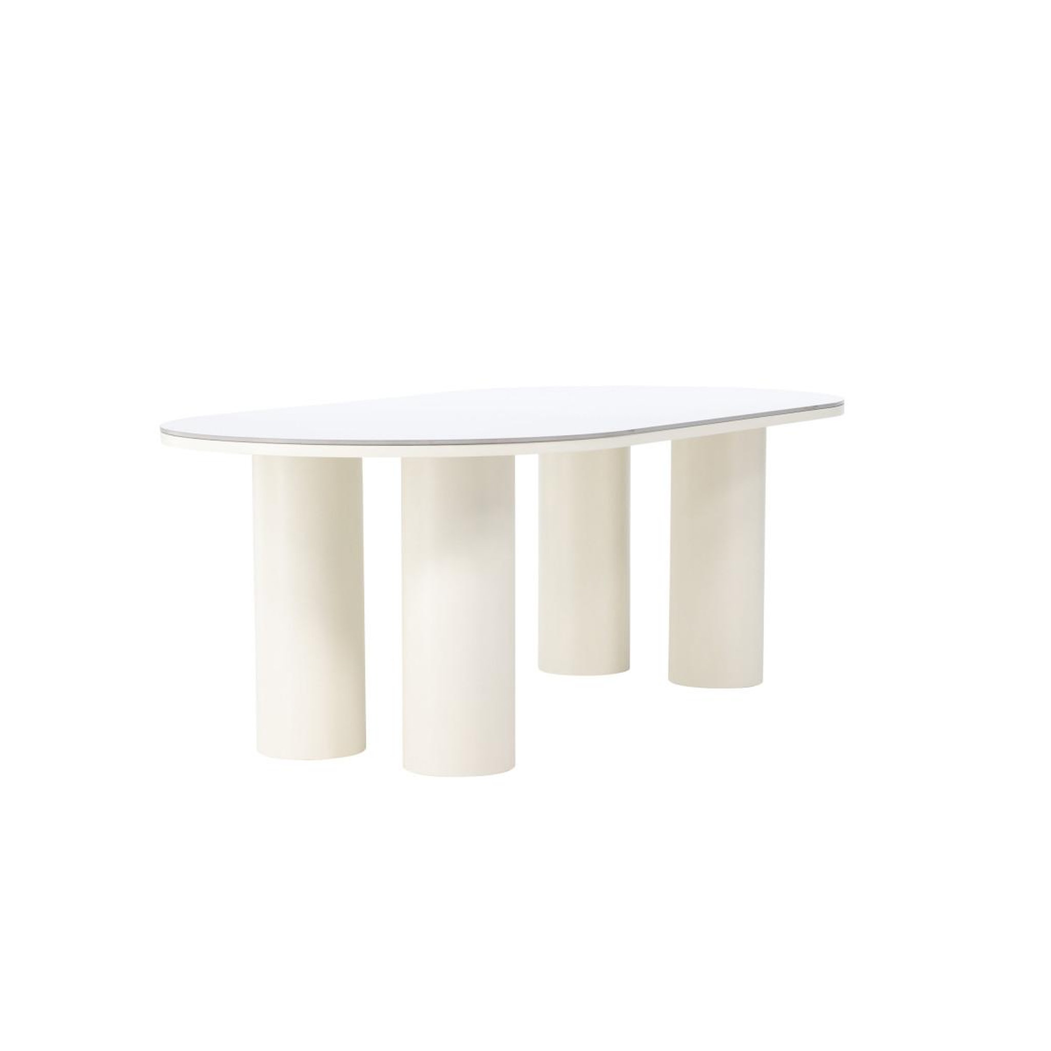 Voir la diapositive 4 : Paris Prix Table à manger design  havstenssund  220cm blanc