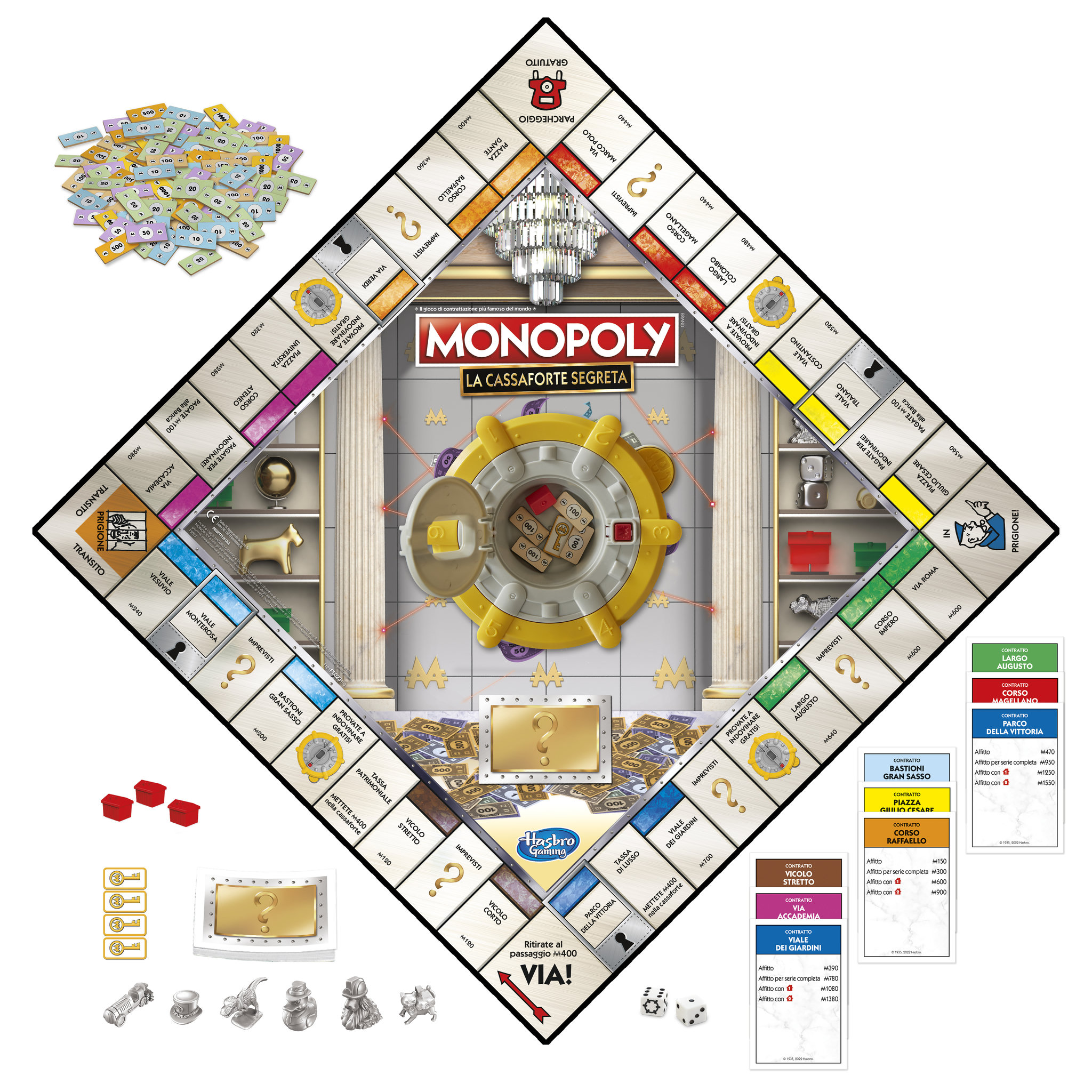 Voir la diapositive 3 : HASBRO Jeu Monopoly Coffre fort 