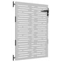 Voir la diapositive 3 : VIDAXL Portail de jardin 85x150 cm acier corten conception de carre