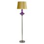 Voir la diapositive 1 : Paris Prix Lampadaire en Verre  Milva One  167cm Violet & Or