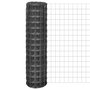 Voir la diapositive 1 : VIDAXL Cloture Euro Acier 10 x 1,5 m Gris