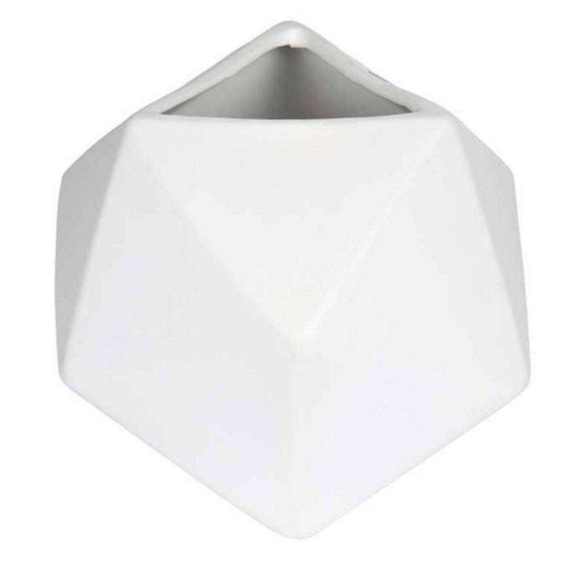 Paris Prix Vase Déco en Céramique  Geometrik  15cm Blanc