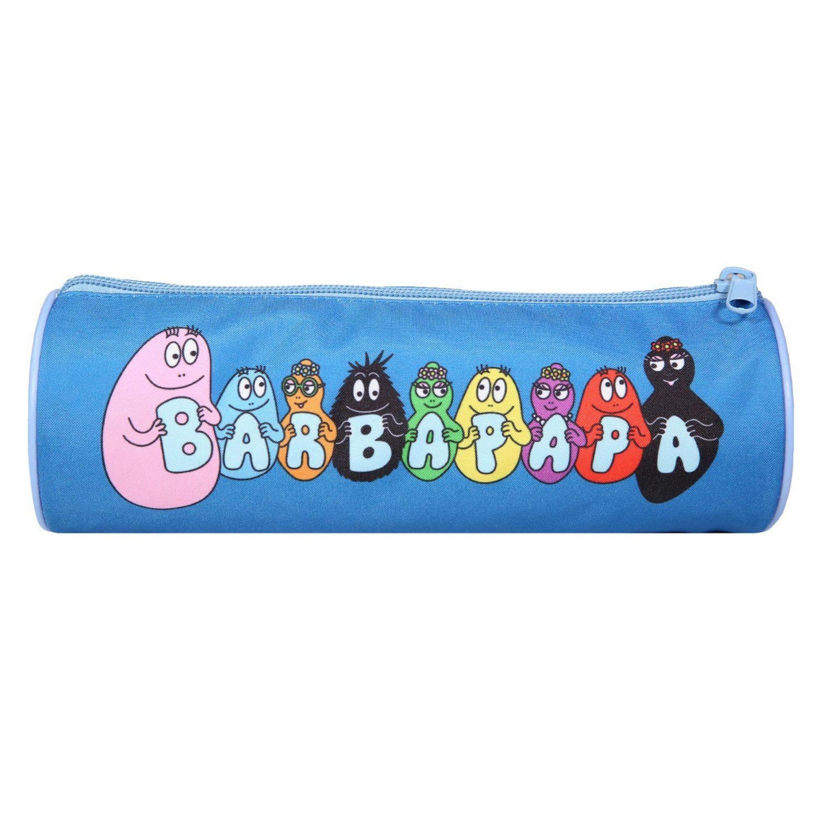 Bagtrotter BAGTROTTER Trousse scolaire ronde Barbapapa Bleue