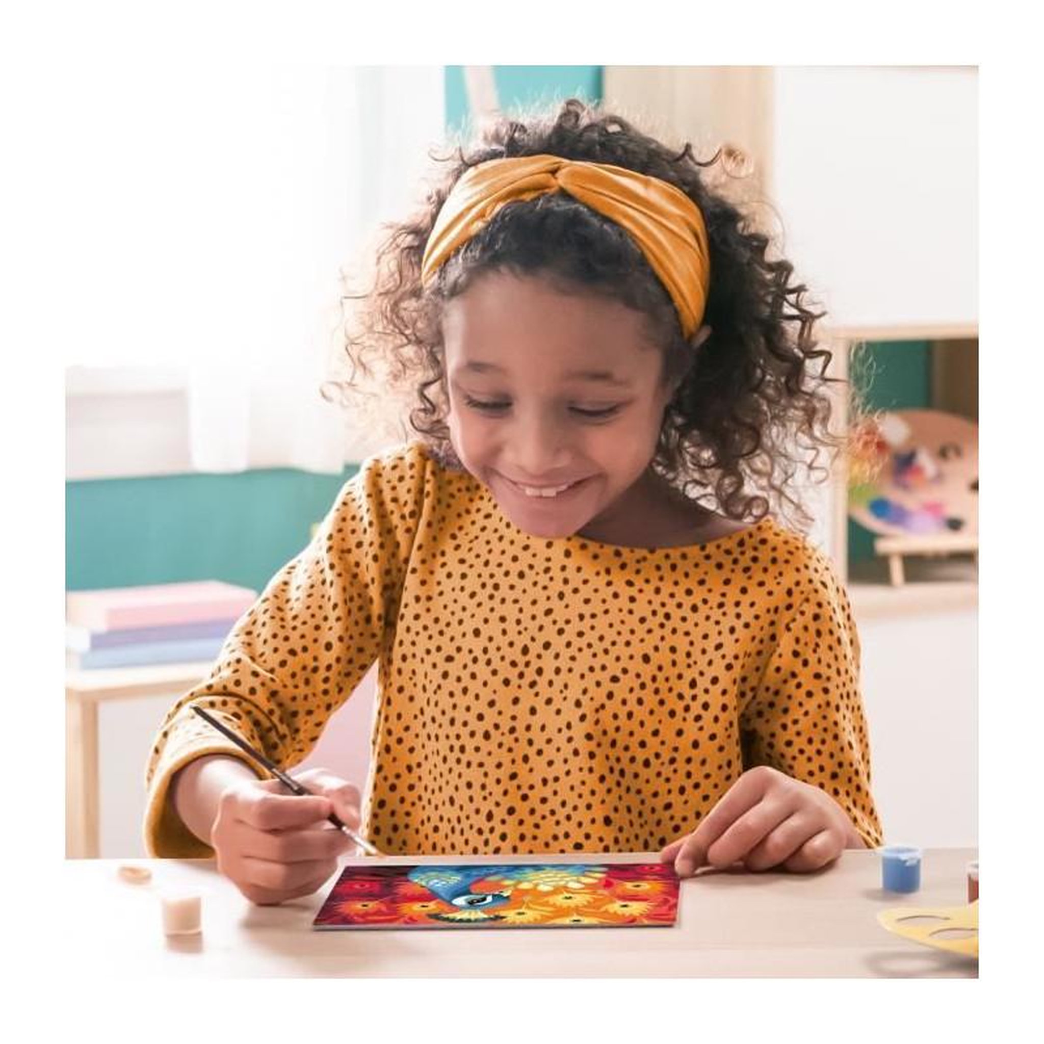 Voir la diapositive 5 : RAVENSBURGER CreArt Kids Peinture au numero Paon