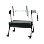 Habitat et Jardin Rôtissoire charbon avec broche électrique  Senator  - Noir