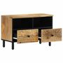 Voir la diapositive 3 : VIDAXL Meuble TV 70x33x46 cm Bois massif de manguier