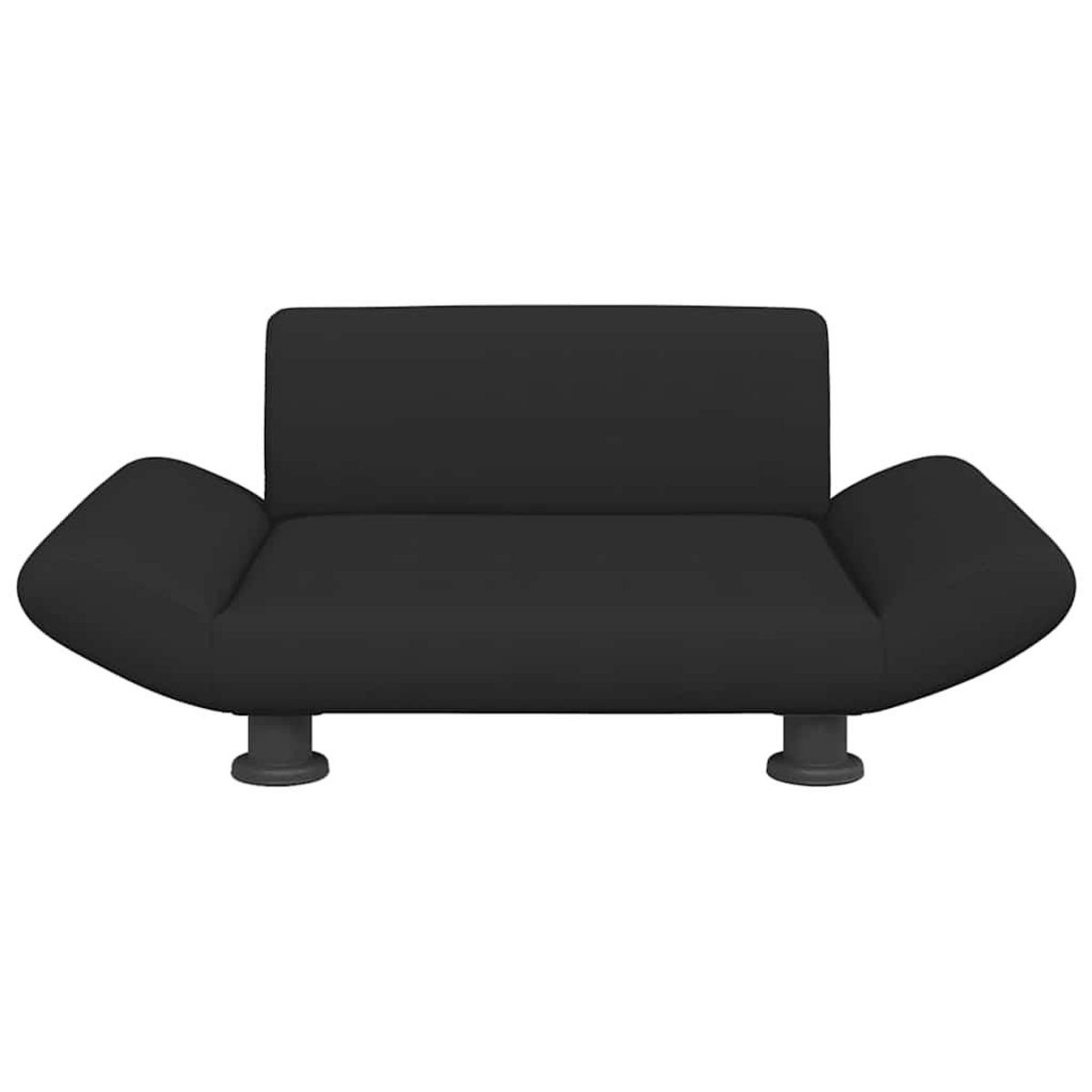 VIDAXL Lit pour chien noir 70x45x28 cm tissu