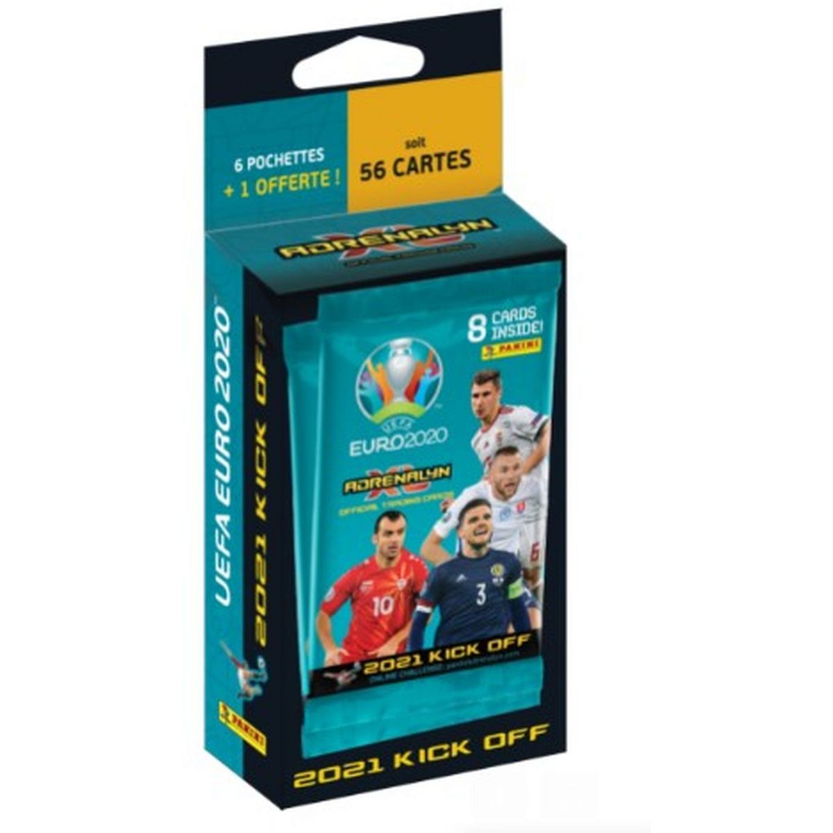 PANINI Blister cartes euro 2021 6 pochettes + 1 offerte