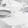 Voir la diapositive 3 : Paris Prix Nappe Jacquard Imprimé  Doriane  140x240cm Blanc