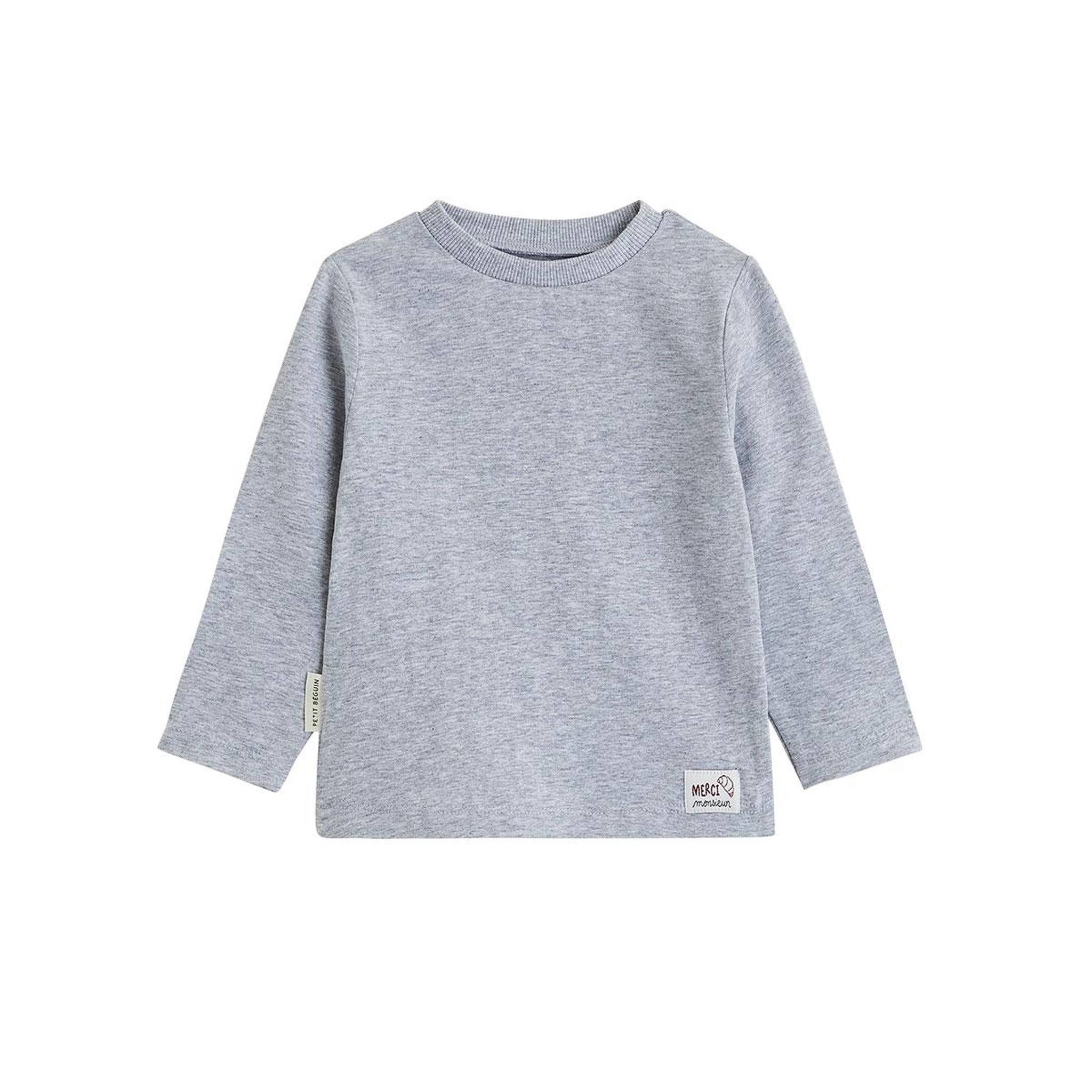 Voir la diapositive 5 : PETIT BEGUIN Lot de 2 t-shirts bébé manches longues pistache