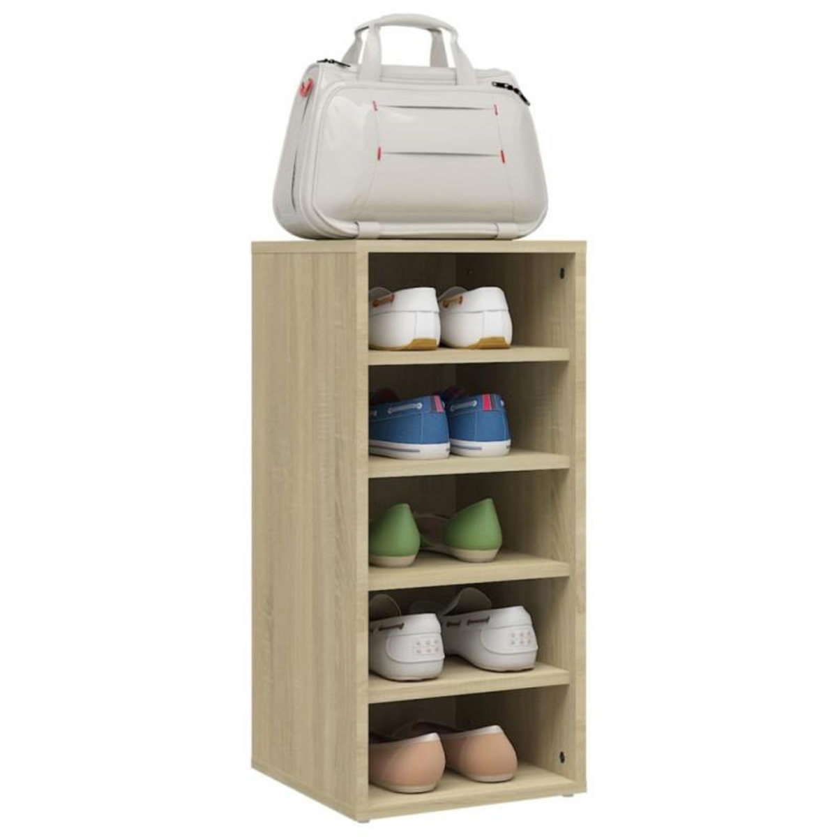 VIDAXL Armoire à chaussures Chêne Sonoma 31,5x35x70 cm Bois ingénierie