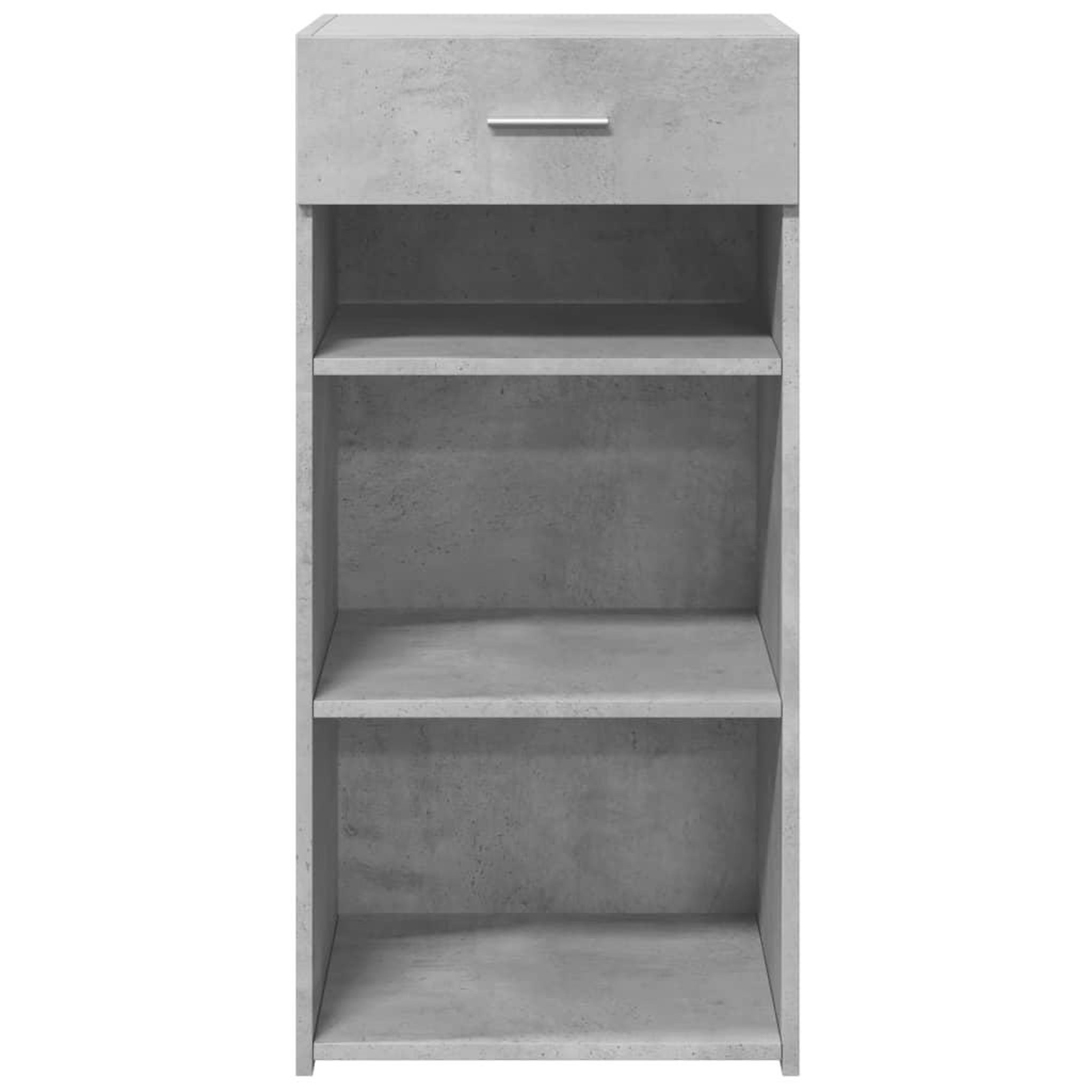 Voir la diapositive 4 : VIDAXL Buffet gris beton 45x42,5x93 cm bois d'ingenierie