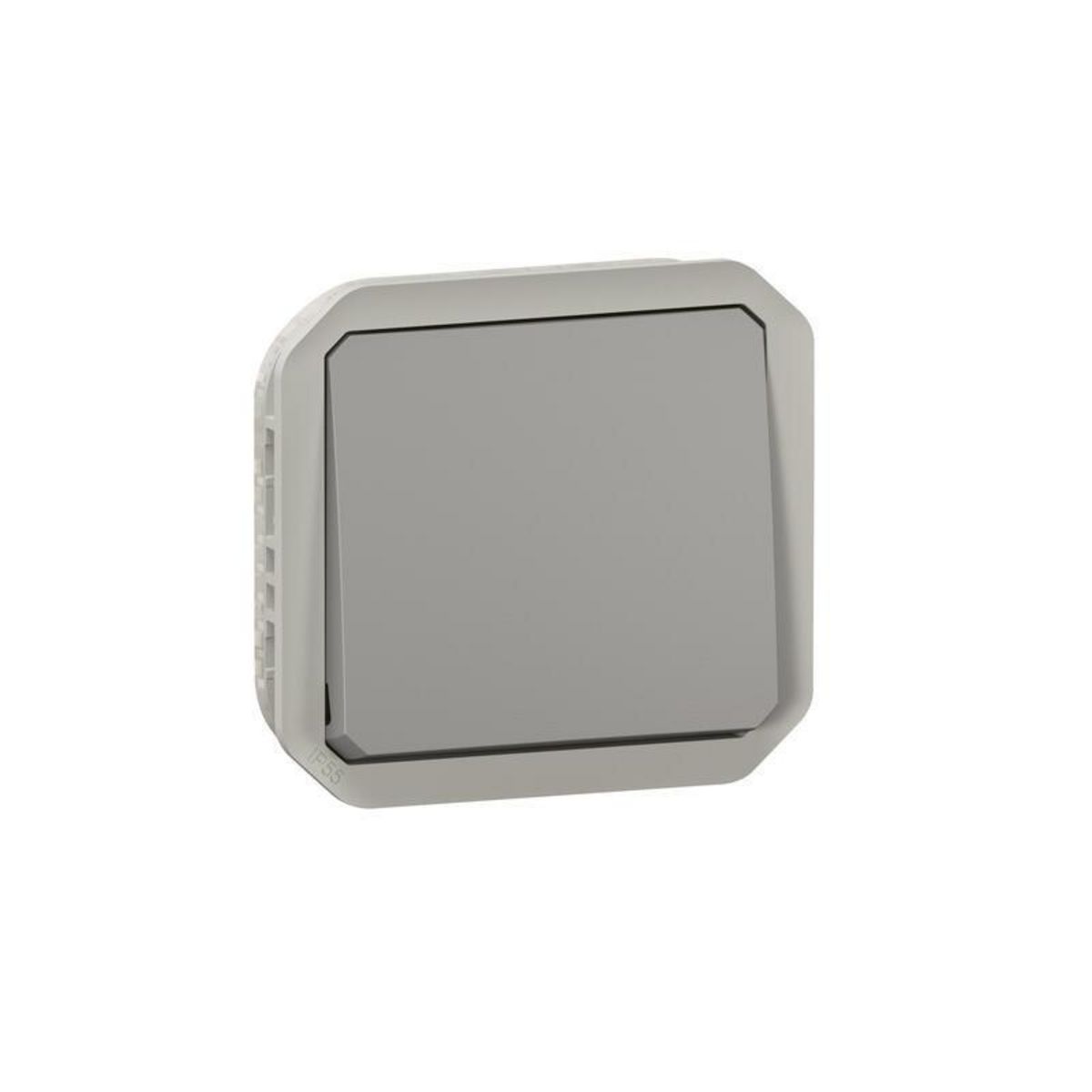 Legrand Interrupteur ou va et vient étanche PLEXO 10AX 250V~ avec enjoliveur finition gris (boîte de 10) LEGRAND 069511L
