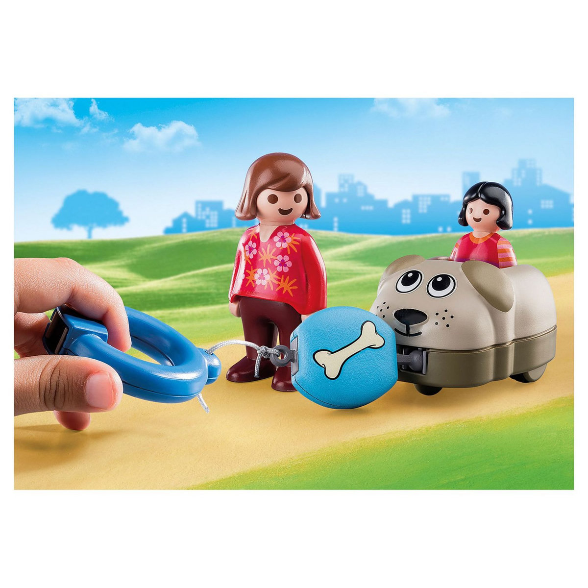 PLAYMOBIL 70406 - 1.2.3 - Wagon chien