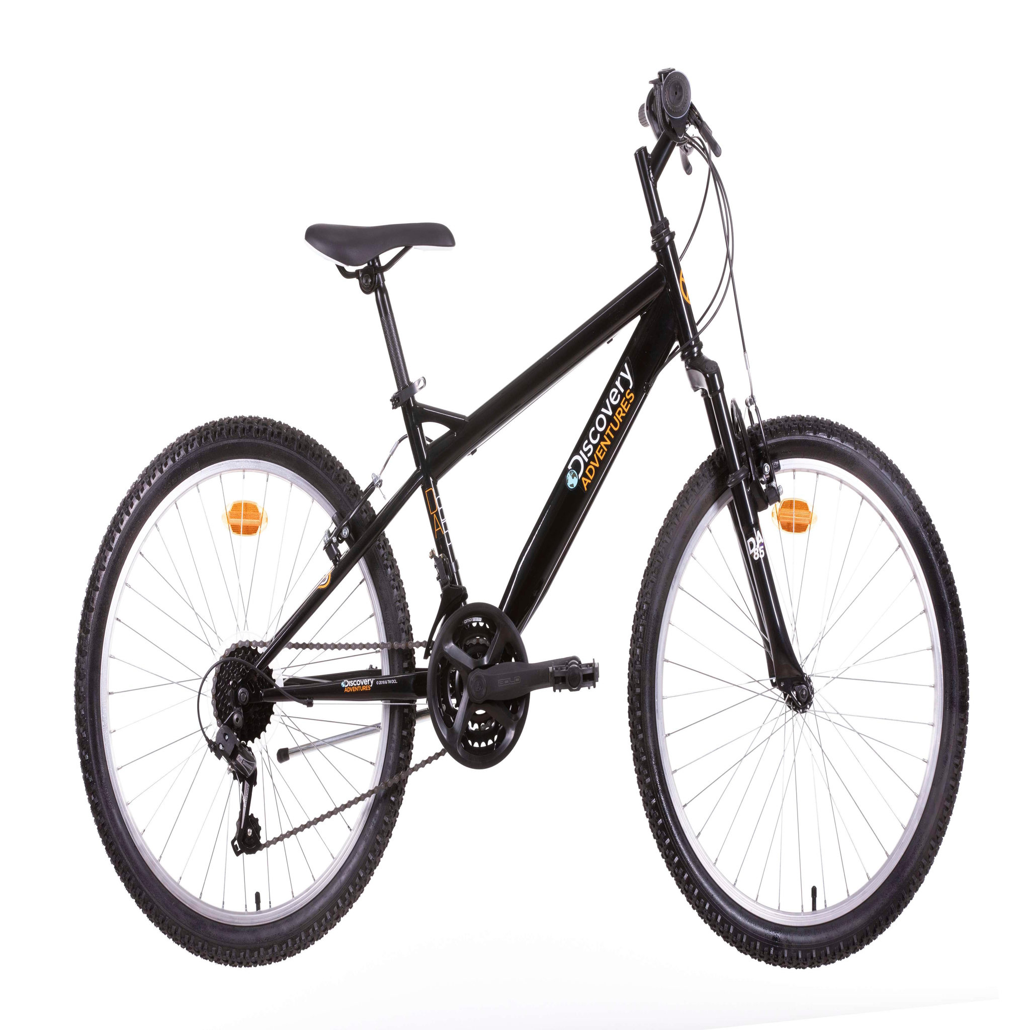 Voir la diapositive 1 : DISCOVERY ADVENTURES Vélo enfant (140/160 cm) - VTT 24'' Rigide Garçon  Discovery Adventures - 18 Vitesses - Fourche Télescopique - Dérailleur Shimano - Freins V-Brake