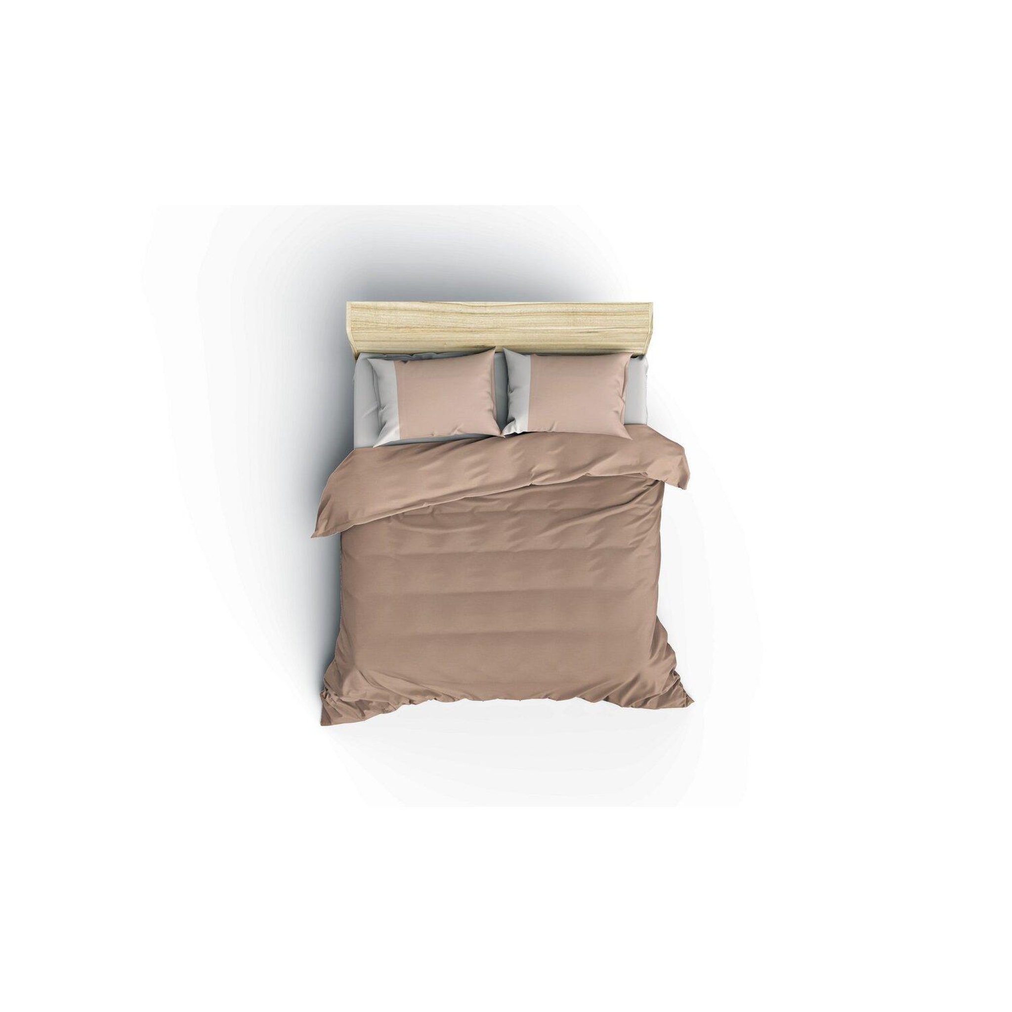 Voir la diapositive 2 : Home collection Parure housse de couette avec taie(s) 100 % coton Plain