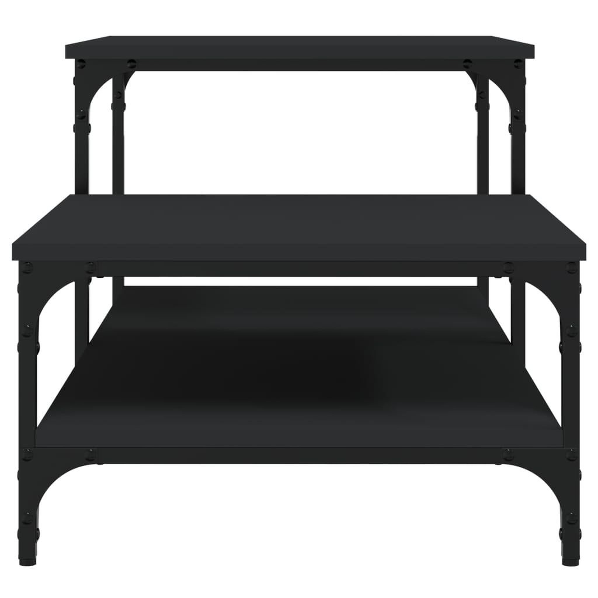 Voir la diapositive 5 : VIDAXL Table basse noir 100x50,5x45 cm bois d'ingenierie