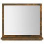 Voir la diapositive 3 : VIDAXL Miroir de bain Chene fume 40x10,5x37 cm Bois d'ingenierie