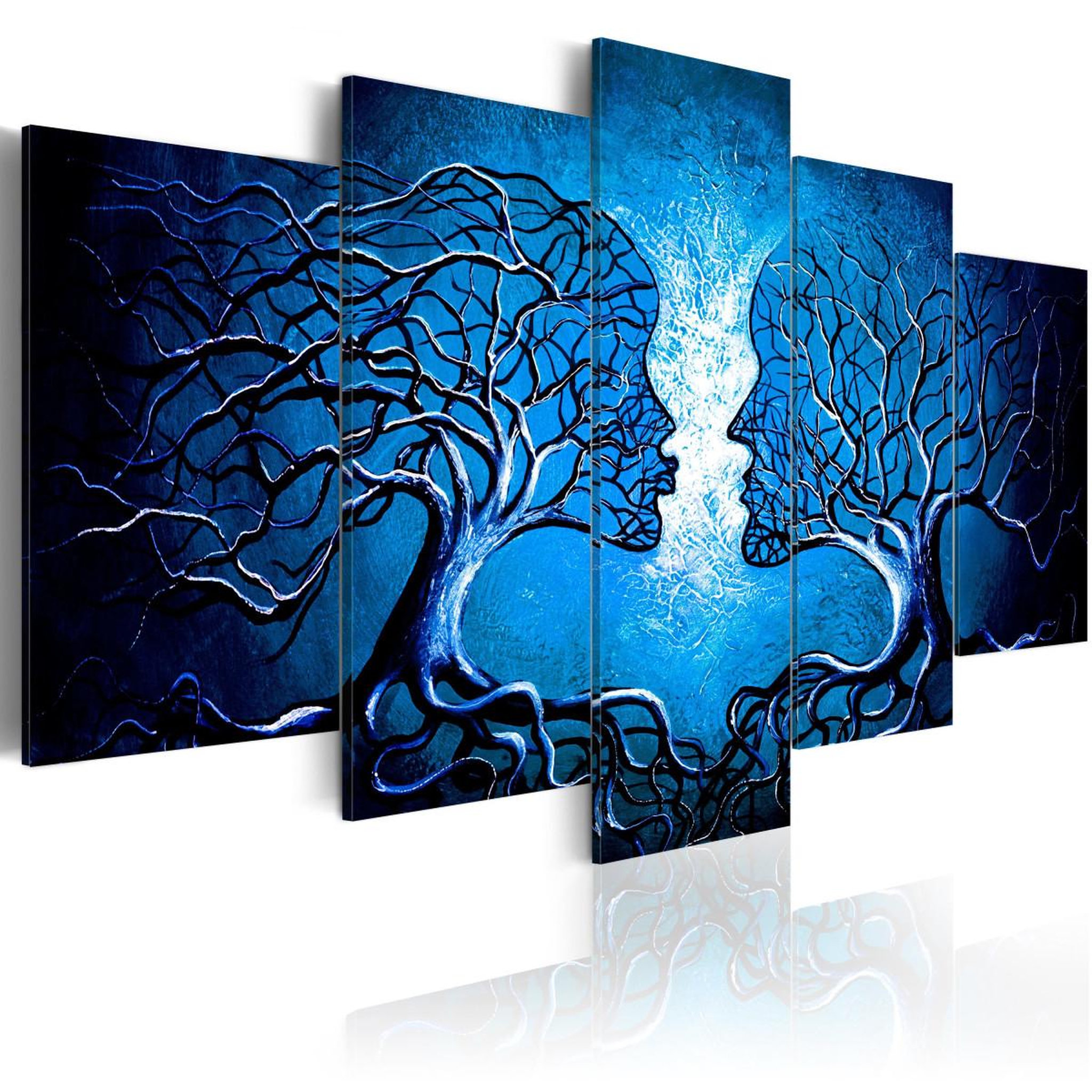 Paris Prix Tableau imprimé  sapphire kiss. Coloris disponibles : Multicolore