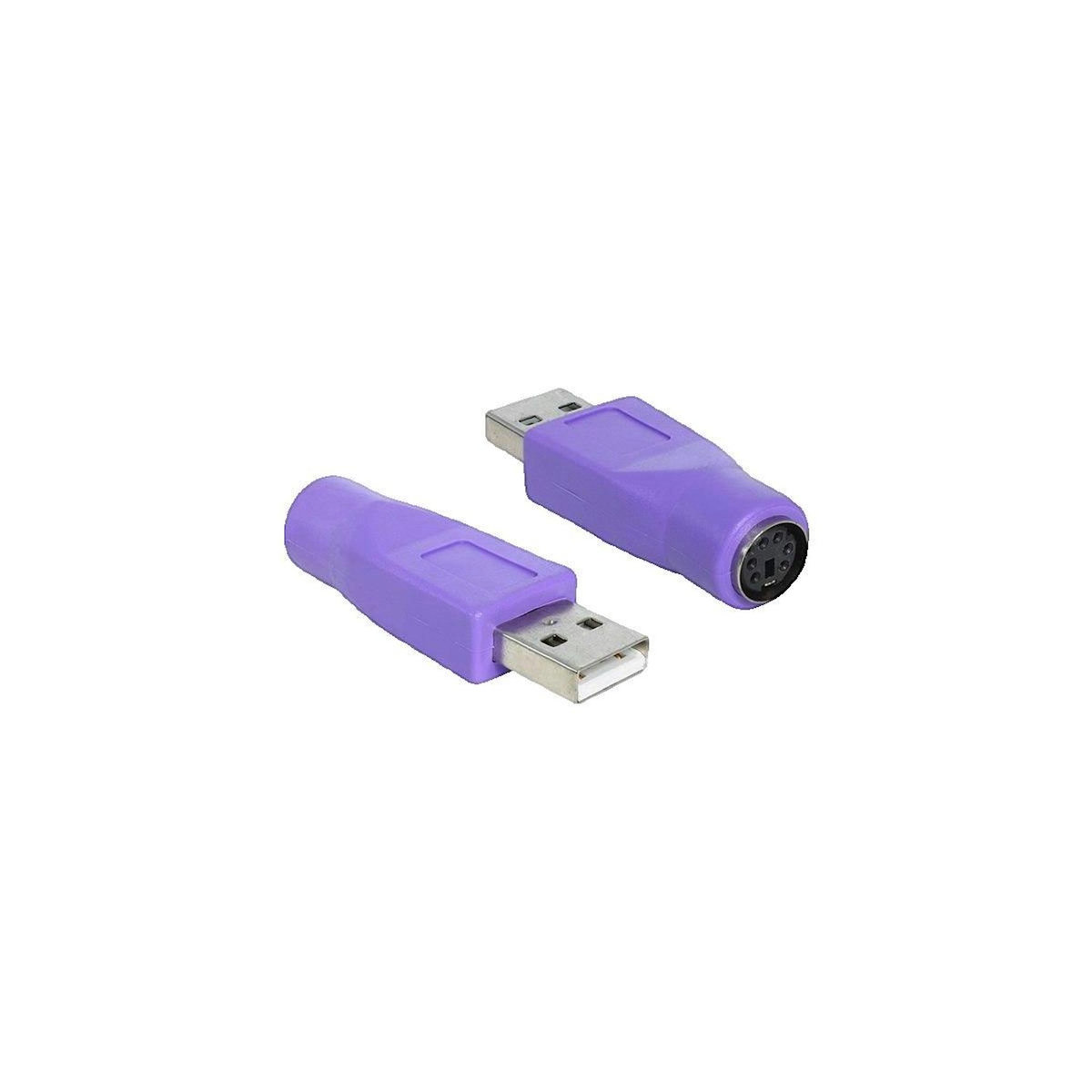 DeLock Adaptateur USB vers PS/2 Delock 65461 Violet