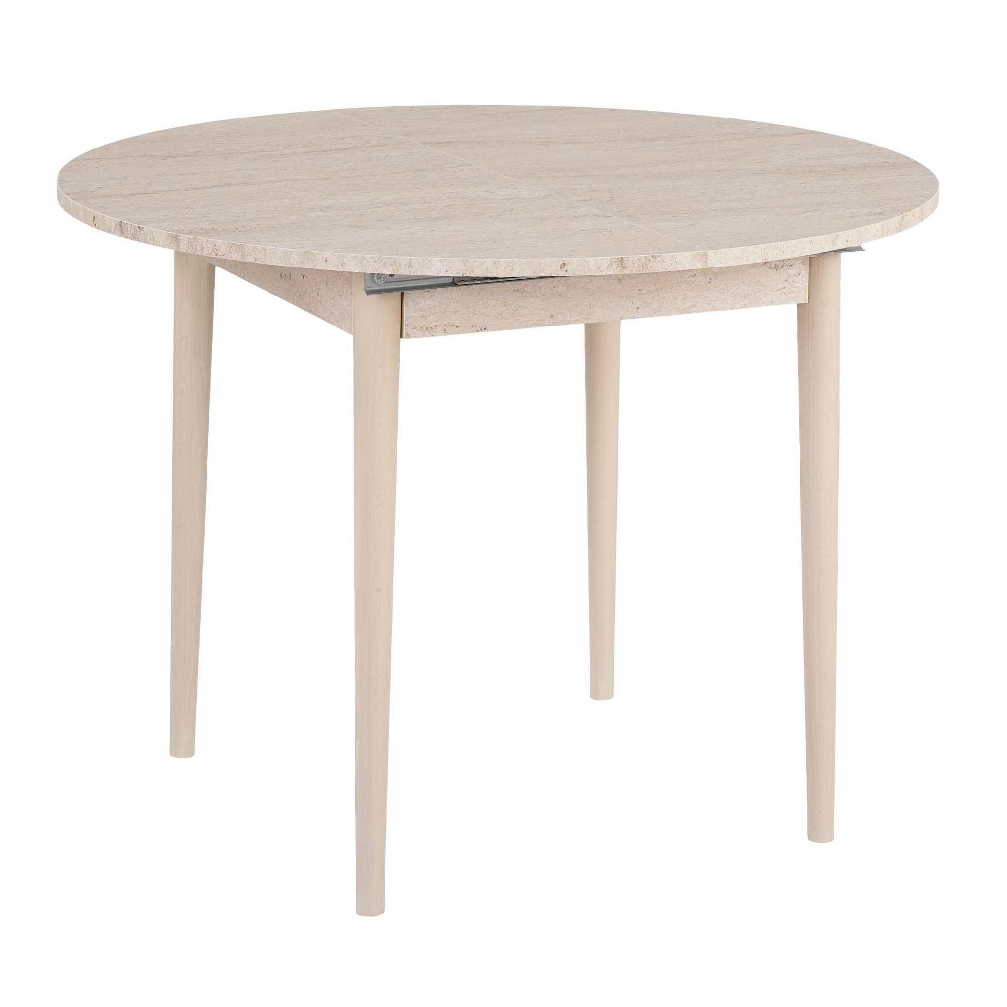 Habitat et Jardin Table à manger extensible en bois  viona  100 x 100 x 75 cm - travertin