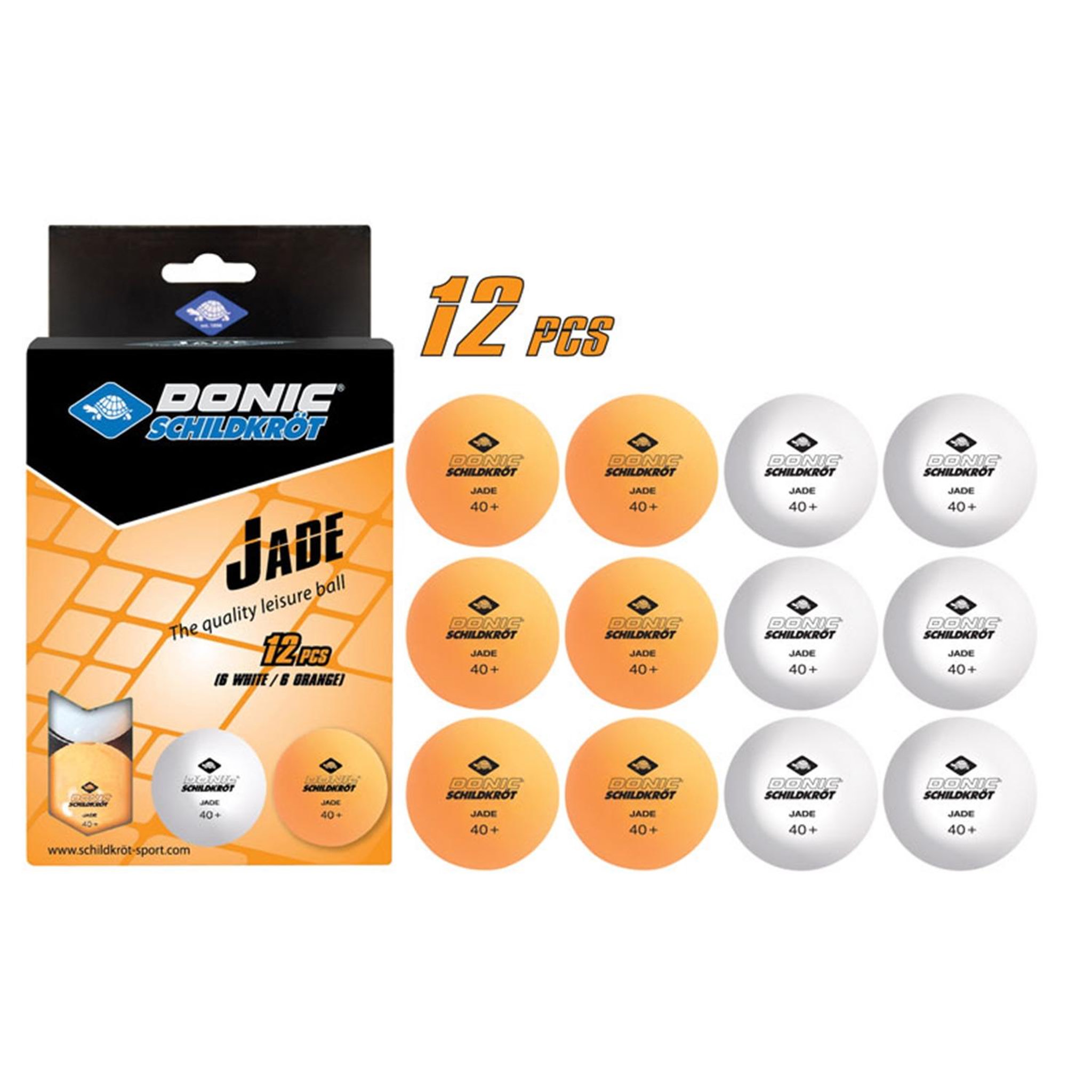SCHILDKRÖT FUN SPORT Balle de ping-pong Jade Poly