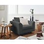 Voir la diapositive 1 : LISA DESIGN Rune - fauteuil - en tissu bouclette