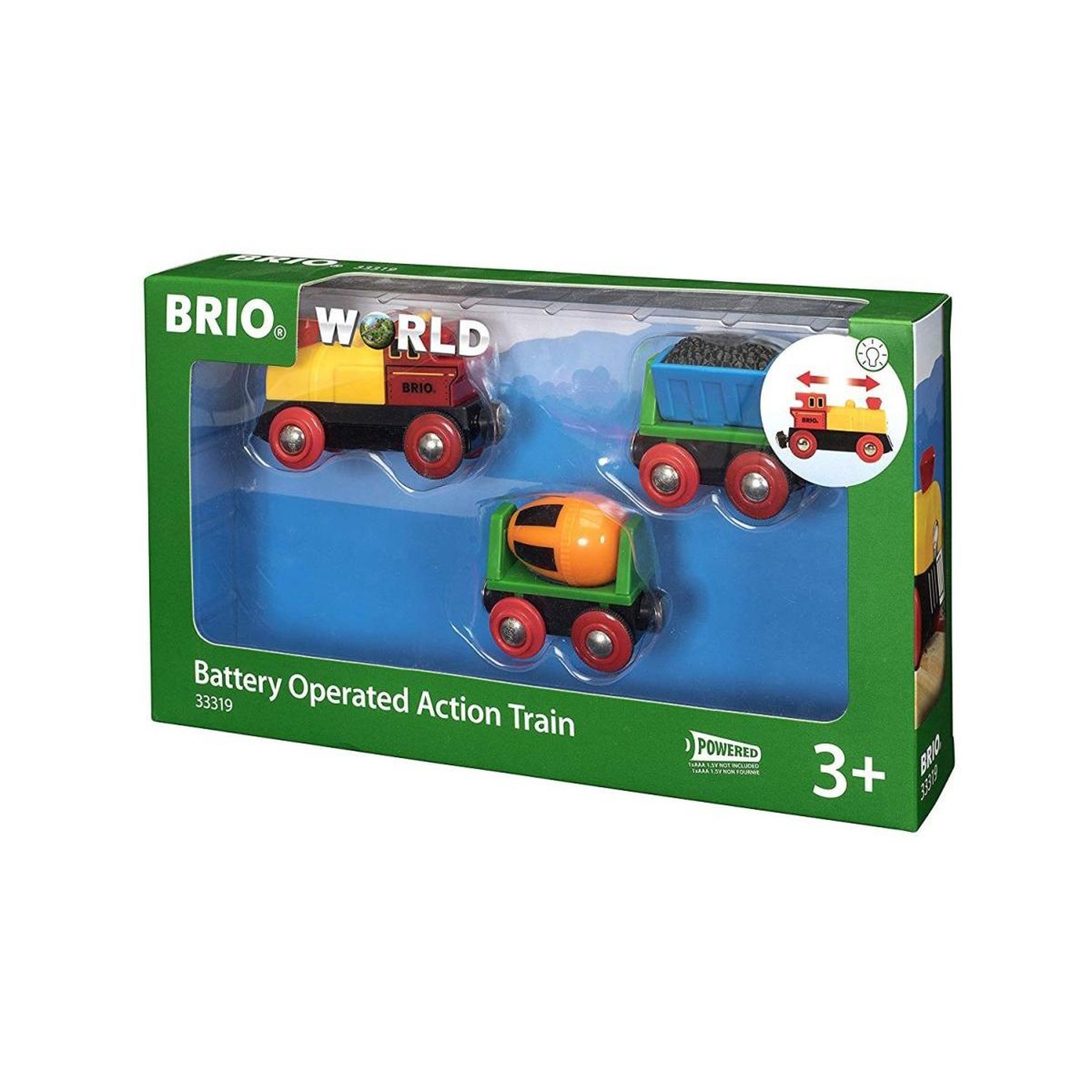 Voir la diapositive 2 : Brio 33319 Train de Marchandise avec Lumiere